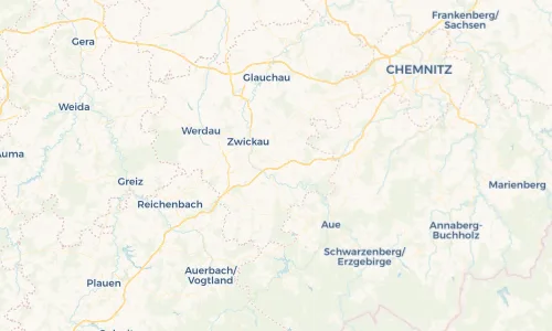 Regenradar Vorschaubild - Aktuelle Niederschläge in Friedrichsgrün und Umgebung