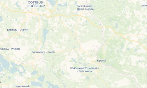 Regenradar Vorschaubild - Aktuelle Niederschläge in Friedrichshain - Frycowy Gaj und Umgebung