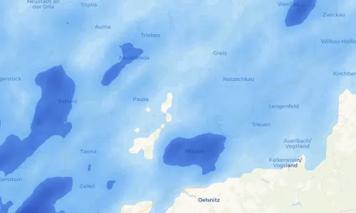 Regenradar Vorschaubild - Aktuelle Niederschläge in Fröbersgrün und Umgebung