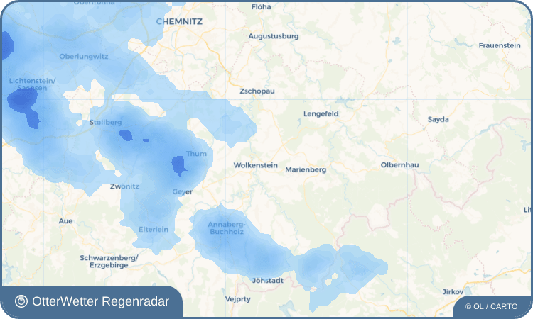 OtterWetter Regenradar-Widget Gehringswalde