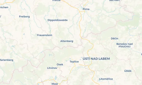 Regenradar Vorschaubild - Aktuelle Niederschläge in Geising und Umgebung