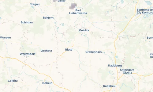 Regenradar Vorschaubild - Aktuelle Niederschläge in Glaubitz und Umgebung
