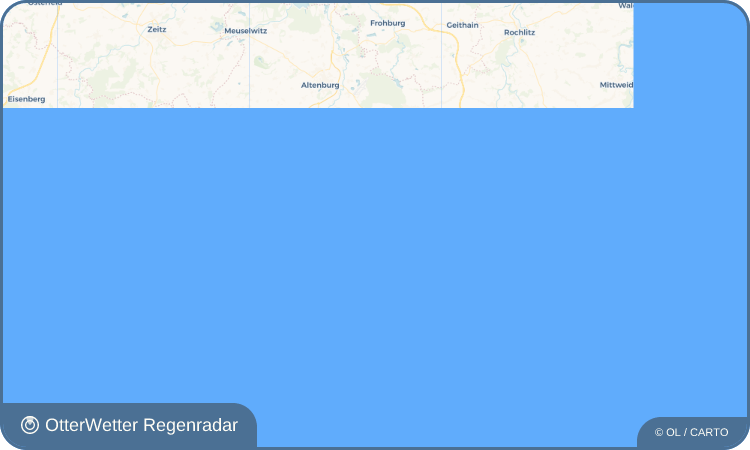 Wetter-Widget-Vorschau mit Vorhersagedaten für Glauchau