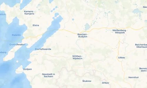 Regenradar Vorschaubild - Aktuelle Niederschläge in Gnaschwitz - Hnašecy und Umgebung