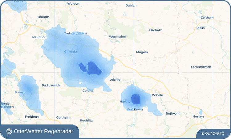 OtterWetter Regenradar-Widget Görnitz