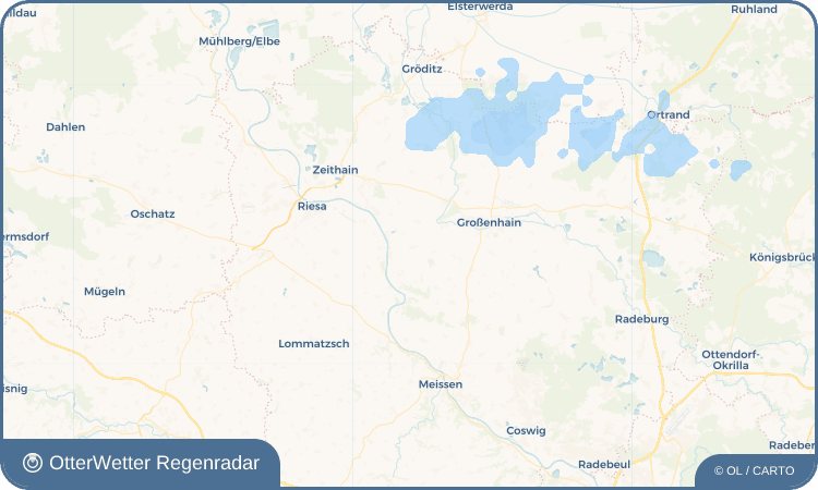 OtterWetter Regenradar-Widget Goltzscha