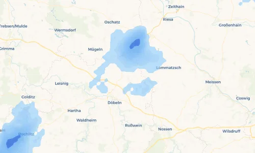 Regenradar Vorschaubild - Aktuelle Niederschläge in Goselitz und Umgebung