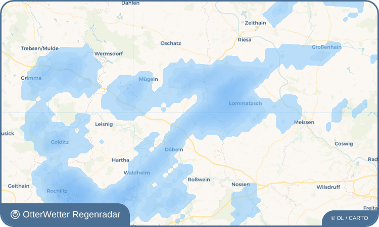 OtterWetter Regenradar-Widget Goselitz