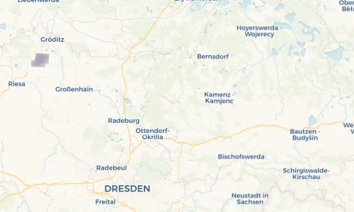 Regenradar Vorschaubild - Aktuelle Niederschläge in Gräfenhain und Umgebung