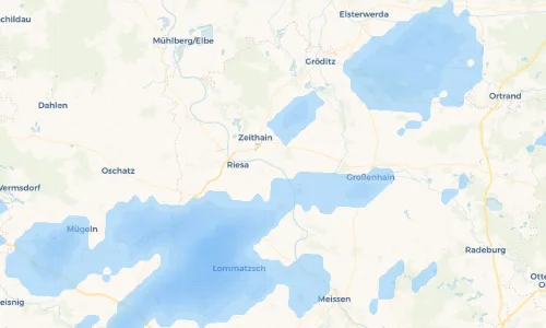 Regenradar Vorschaubild - Aktuelle Niederschläge in Grödel und Umgebung