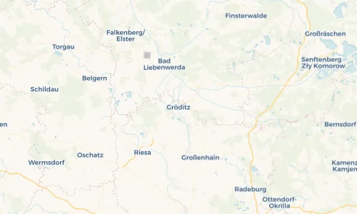 Regenradar Vorschaubild - Aktuelle Niederschläge in Gröditz und Umgebung