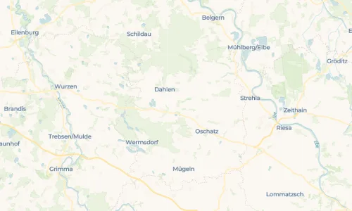 Regenradar Vorschaubild - Aktuelle Niederschläge in Großböhla und Umgebung