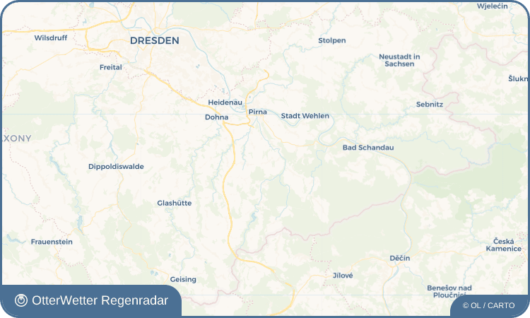 Widget-Vorschau für Großcotta Wetter-Widget-Vorschau mit Vorhersagedaten für Großcotta