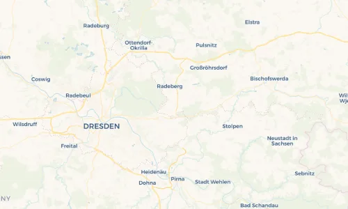 Regenradar Vorschaubild - Aktuelle Niederschläge in Großerkmannsdorf und Umgebung
