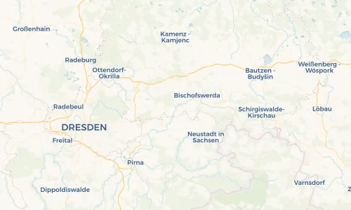 Regenradar Vorschaubild - Aktuelle Niederschläge in Großharthau und Umgebung