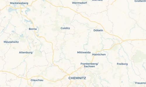 Regenradar Vorschaubild - Aktuelle Niederschläge in Großmilkau und Umgebung