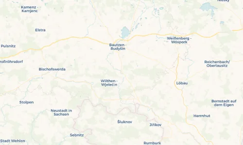 Regenradar Vorschaubild - Aktuelle Niederschläge in Großpostwitz - Budestecy und Umgebung