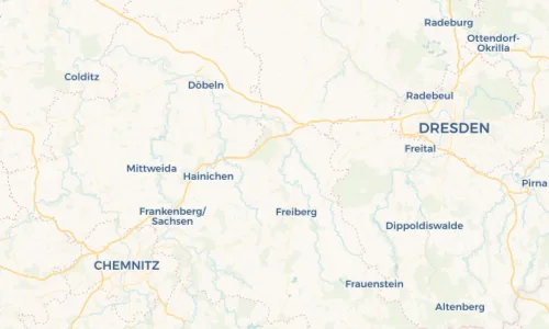 Regenradar Vorschaubild - Aktuelle Niederschläge in Großvoigtsberg und Umgebung