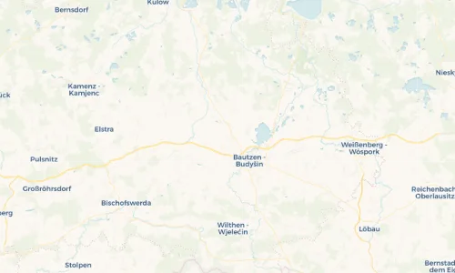 Regenradar Vorschaubild - Aktuelle Niederschläge in Großwelka - Wulki Wjelkow und Umgebung