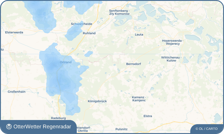 OtterWetter Regenradar-Widget Grüngräbchen