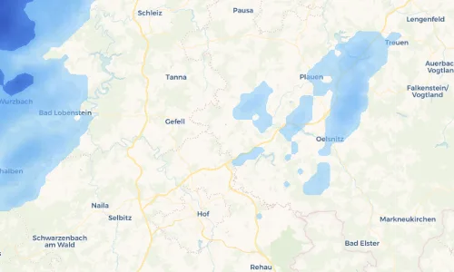 Regenradar Vorschaubild - Aktuelle Niederschläge in Gutenfürst und Umgebung