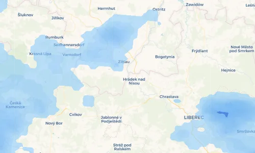 Regenradar Vorschaubild - Aktuelle Niederschläge in Hartau und Umgebung