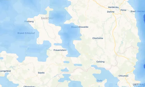 Regenradar Vorschaubild - Aktuelle Niederschläge in Hennersdorf und Umgebung