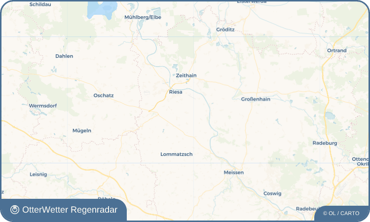 OtterWetter Regenradar-Widget Heyda
