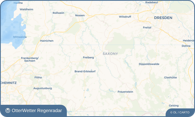 Widget-Vorschau für Hilbersdorf Wetter-Widget-Vorschau mit Vorhersagedaten für Hilbersdorf