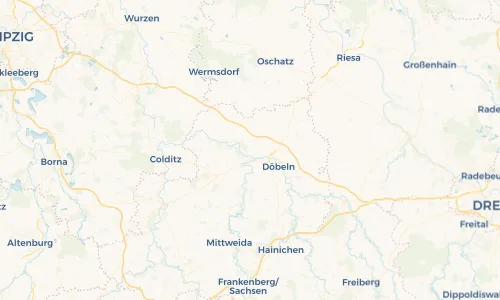 Regenradar Vorschaubild - Aktuelle Niederschläge in Hochweitzschen und Umgebung