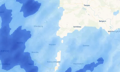Regenradar Vorschaubild - Aktuelle Niederschläge in Hohburg und Umgebung
