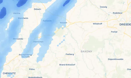 Regenradar Vorschaubild - Aktuelle Niederschläge in Hohentanne und Umgebung