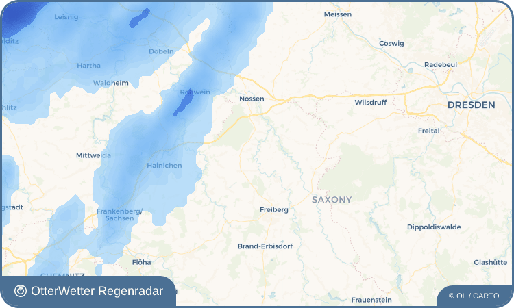 OtterWetter Regenradar-Widget Hohentanne