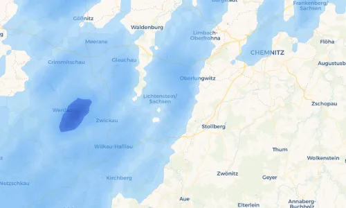 Regenradar Vorschaubild - Aktuelle Niederschläge in Hohndorf und Umgebung