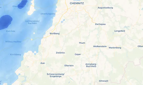 Regenradar Vorschaubild - Aktuelle Niederschläge in Hormersdorf und Umgebung