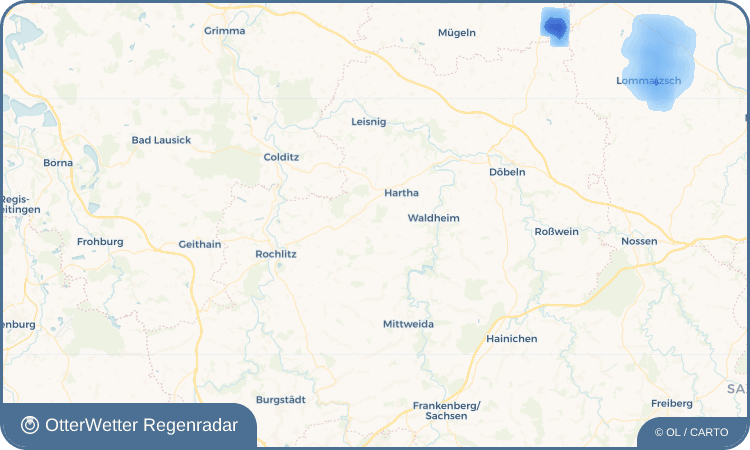 OtterWetter Regenradar-Widget Hoyersdorf