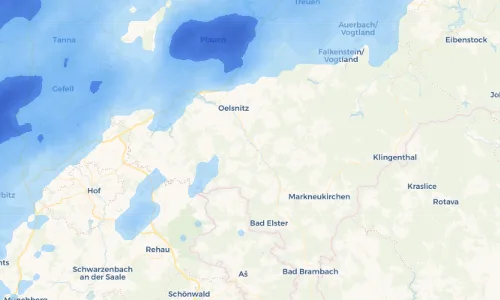 Regenradar Vorschaubild - Aktuelle Niederschläge in Hundsgrün und Umgebung