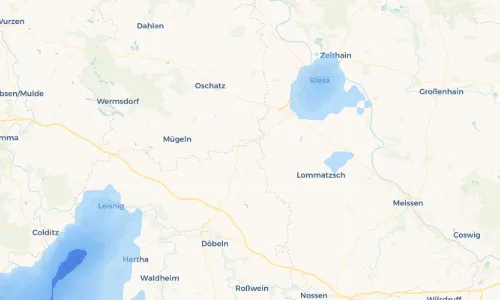 Regenradar Vorschaubild - Aktuelle Niederschläge in Jahna und Umgebung