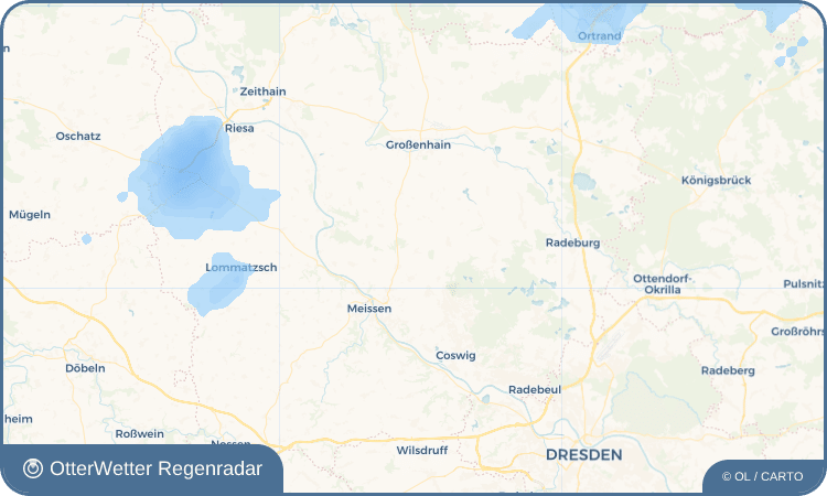 OtterWetter Regenradar-Widget Jessen