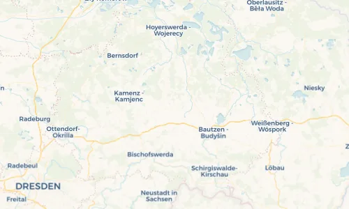 Regenradar Vorschaubild - Aktuelle Niederschläge in Jeßnitz - Jaseńca und Umgebung