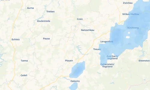 Regenradar Vorschaubild - Aktuelle Niederschläge in Jocketa und Umgebung