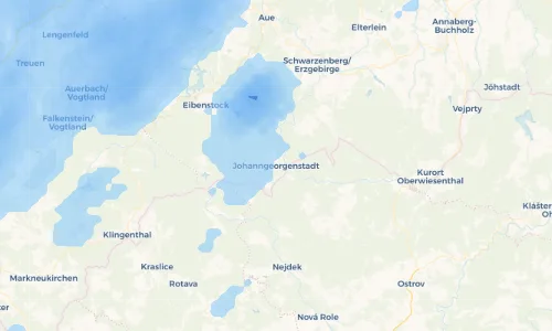 Regenradar Vorschaubild - Aktuelle Niederschläge in Johanngeorgenstadt und Umgebung