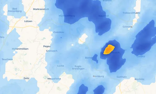 Regenradar Vorschaubild - Aktuelle Niederschläge in Kahnsdorf und Umgebung
