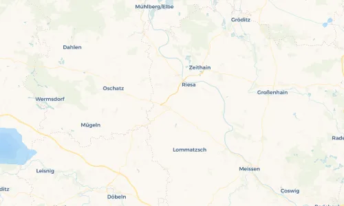 Regenradar Vorschaubild - Aktuelle Niederschläge in Kalbitz und Umgebung