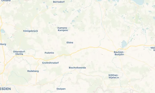 Regenradar Vorschaubild - Aktuelle Niederschläge in Kaschwitz - Kašecy und Umgebung