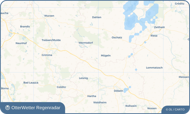 OtterWetter Regenradar-Widget Kemmlitz
