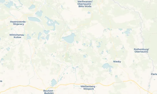 Regenradar Vorschaubild - Aktuelle Niederschläge in Klein-Oelsa - Wolešnica und Umgebung