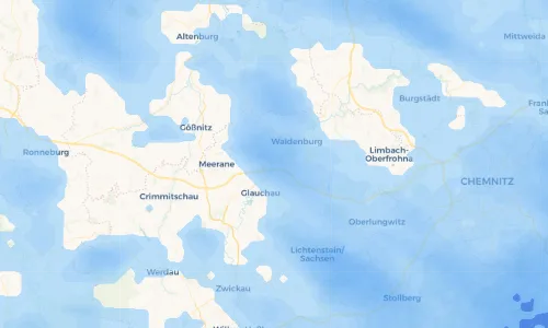 Regenradar Vorschaubild - Aktuelle Niederschläge in Kleinbernsdorf und Umgebung