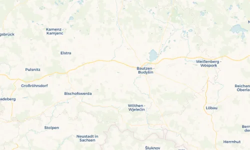 Regenradar Vorschaubild - Aktuelle Niederschläge in Kleinförstchen - Mała Boršć und Umgebung