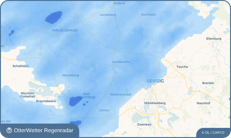 OtterWetter Regenradar-Widget Kleinliebenau